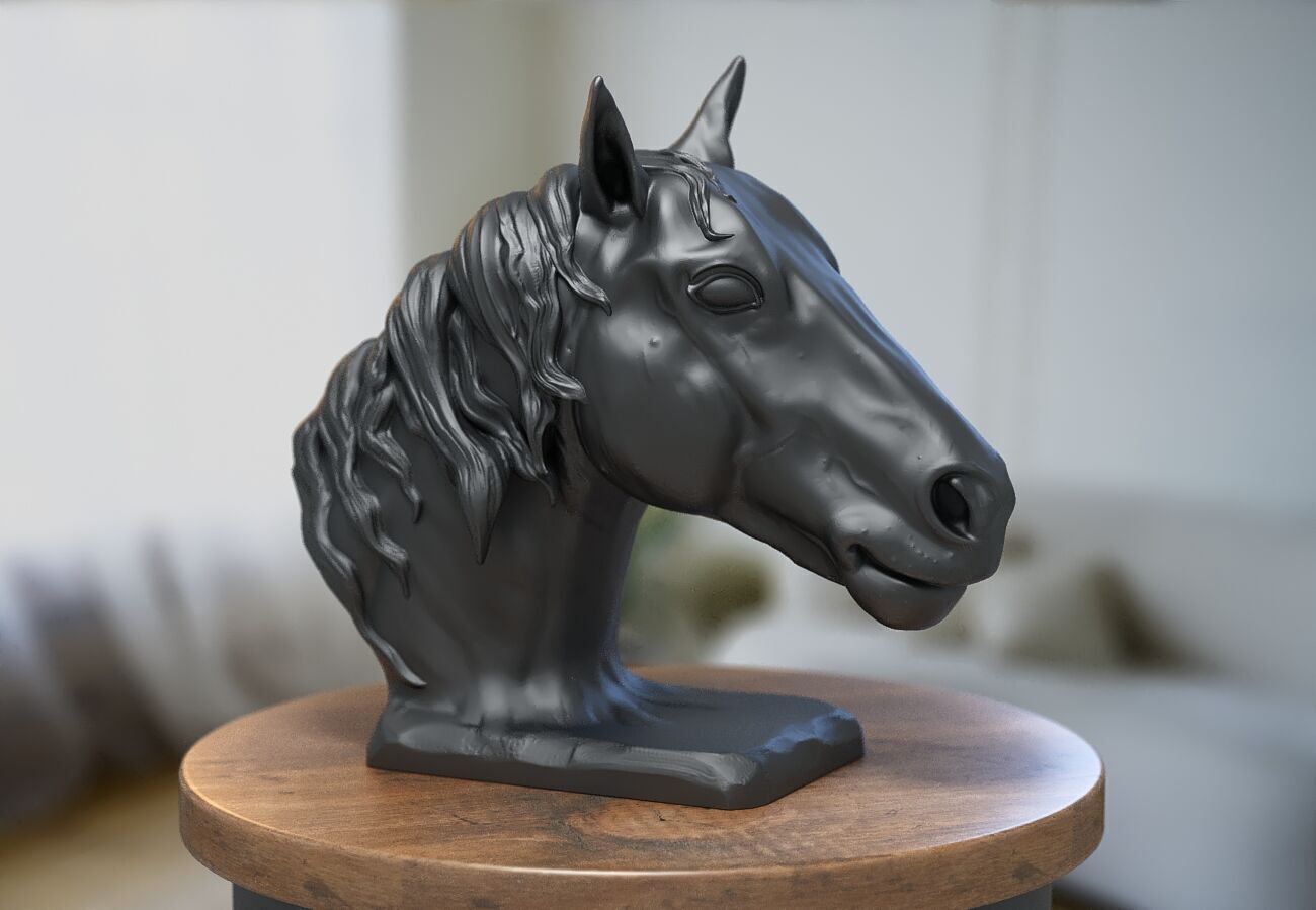 Horse Headphone Stand  Horse Headset Stand   3D print model_3