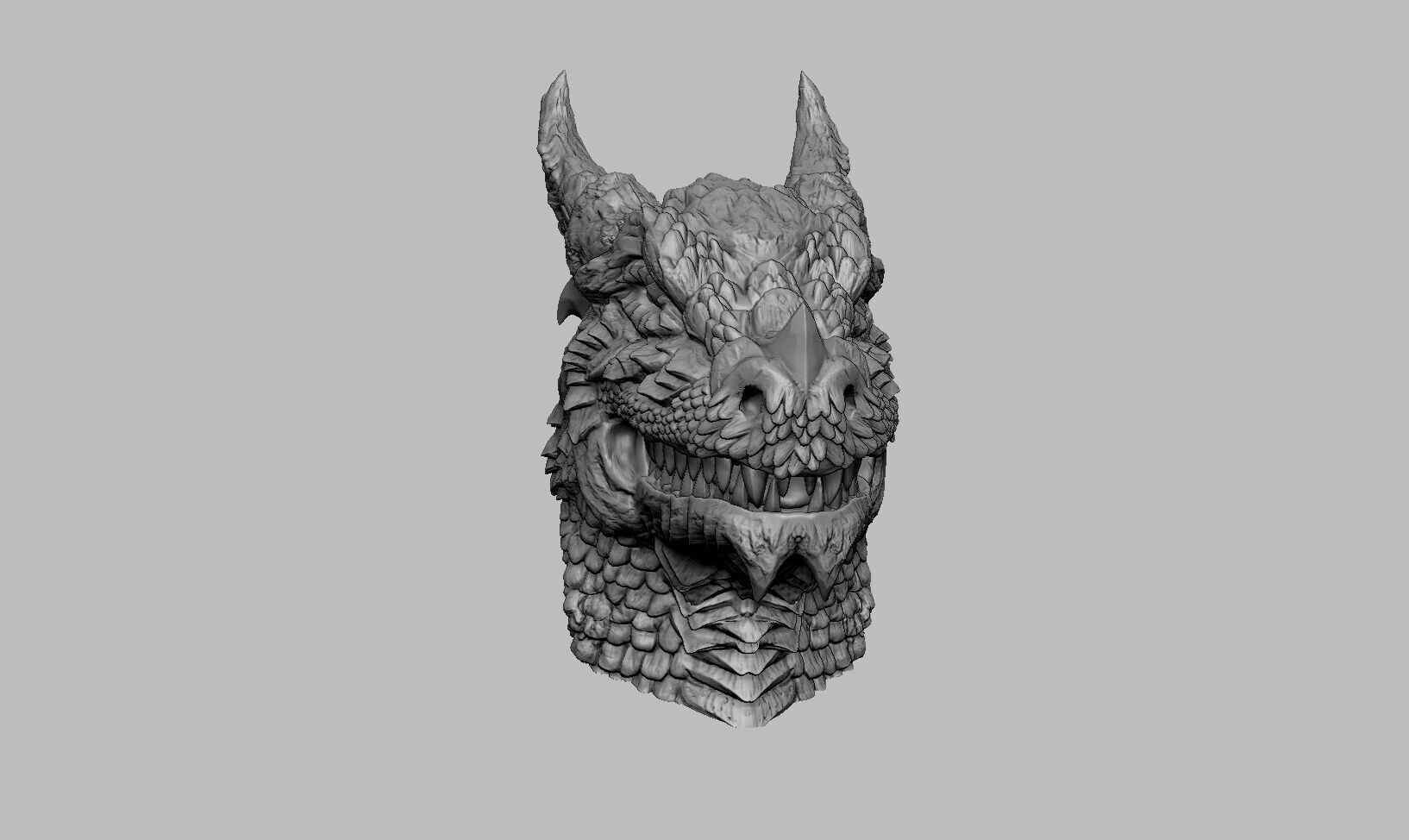 Dragon Headphone Stand  Dragon Headset Stand 3D print model_10