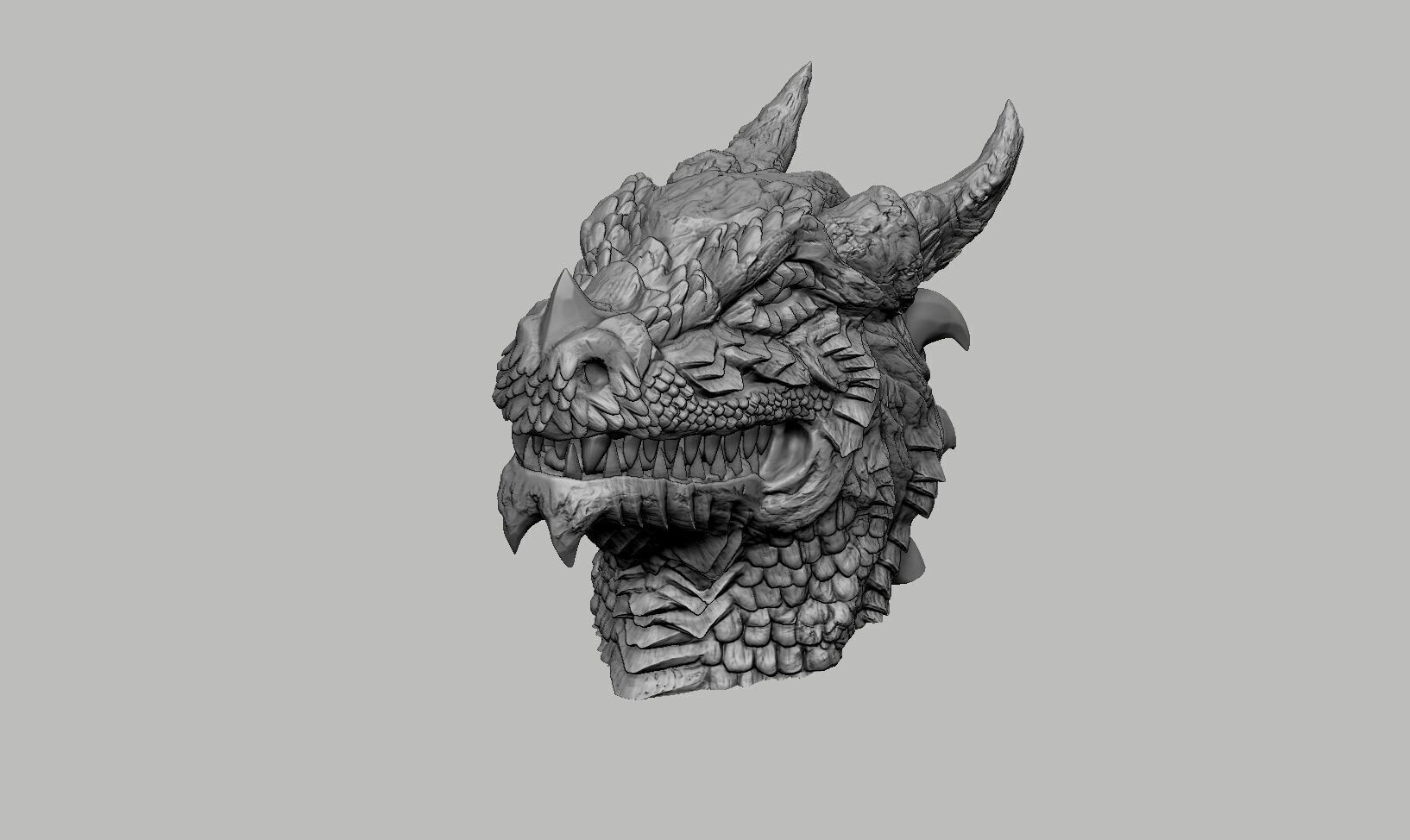 Dragon Headphone Stand  Dragon Headset Stand 3D print model_9
