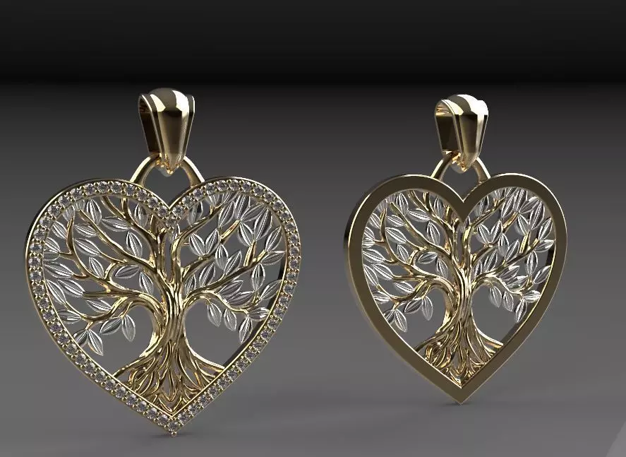 Tree of Life Pendant 2025 3D print model_0