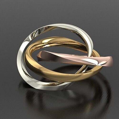 Trinity Ring 3D print model