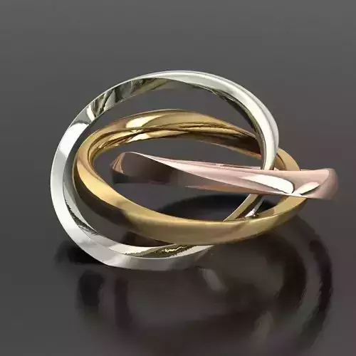 Trinity Ring 3D print model