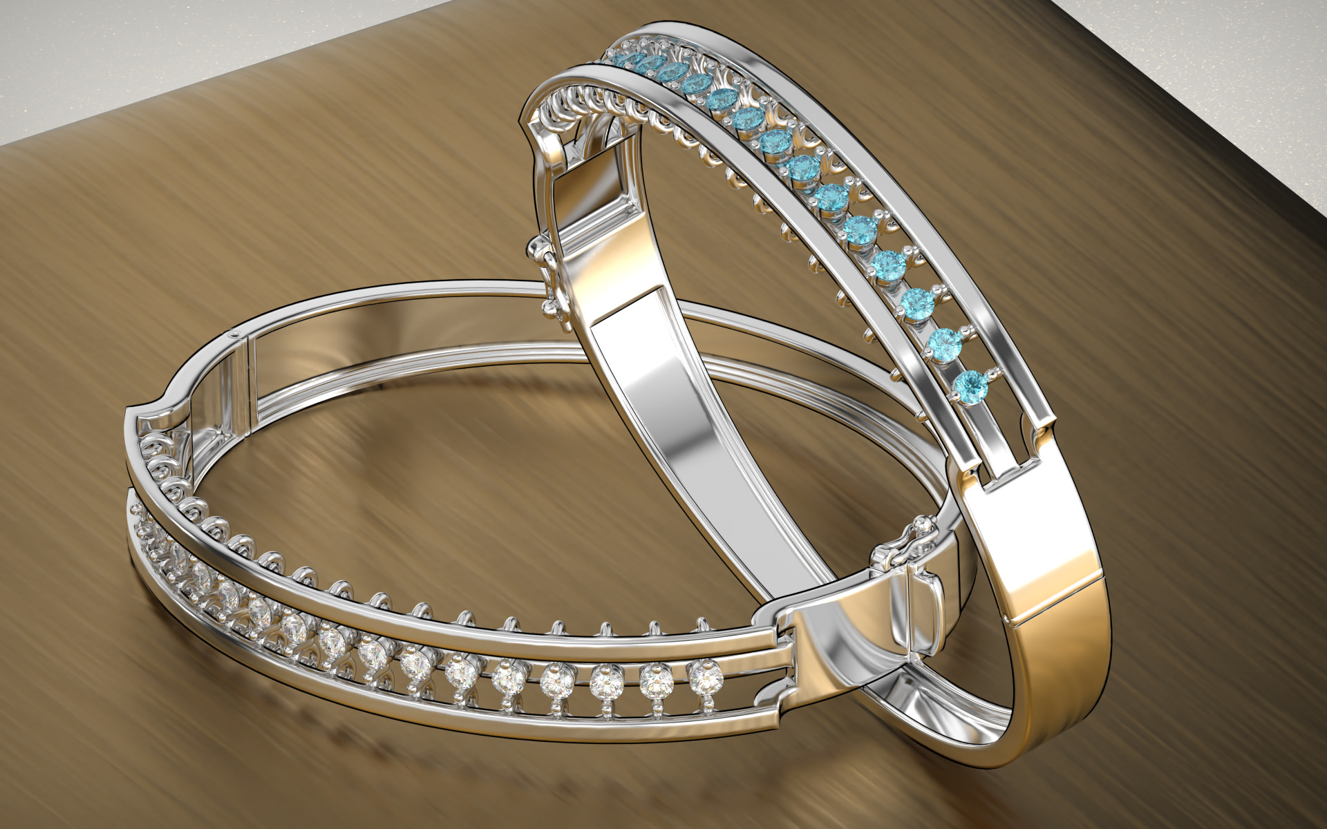 Bracelet Roberto Bravo - Salsa Collection 3D print model_1
