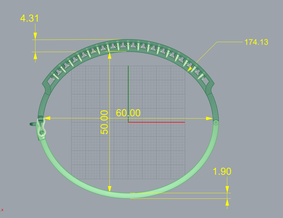 Bracelet Roberto Bravo - Salsa Collection 3D print model_2