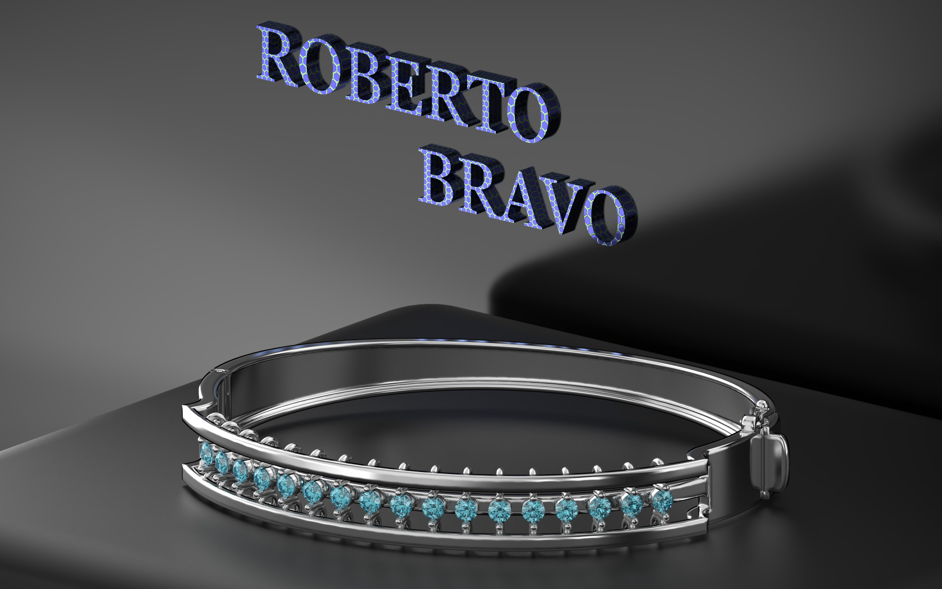 Bracelet Roberto Bravo - Salsa Collection 3D print model_8
