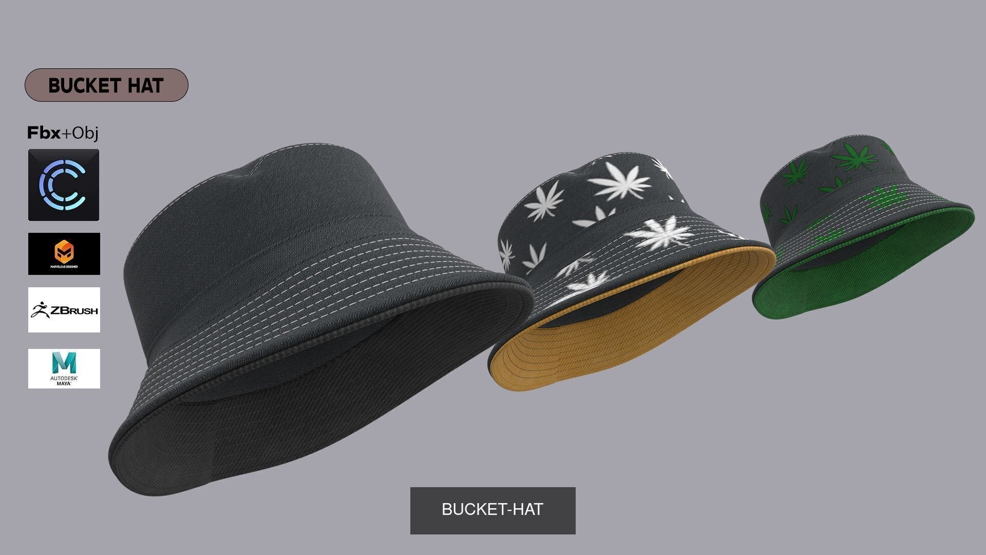 Head wears 3D Model Collection_3