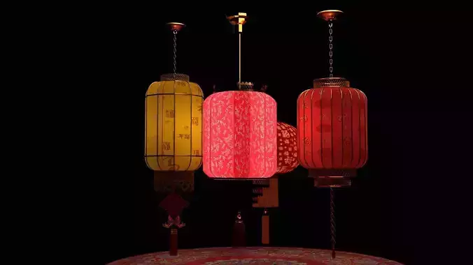 Chinese red  lantern 