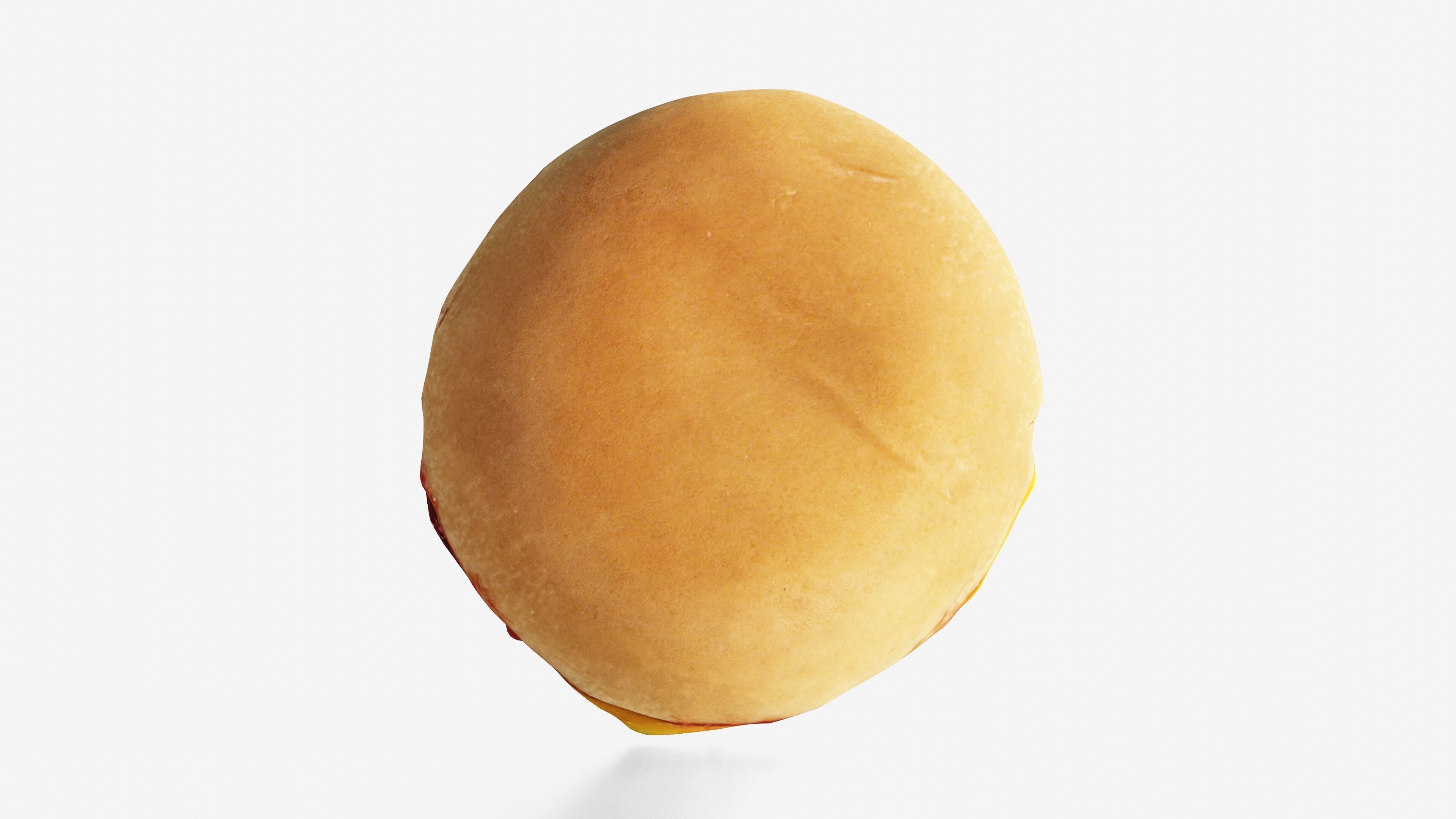 Scanned cheeseburger Low-poly 3D model_13