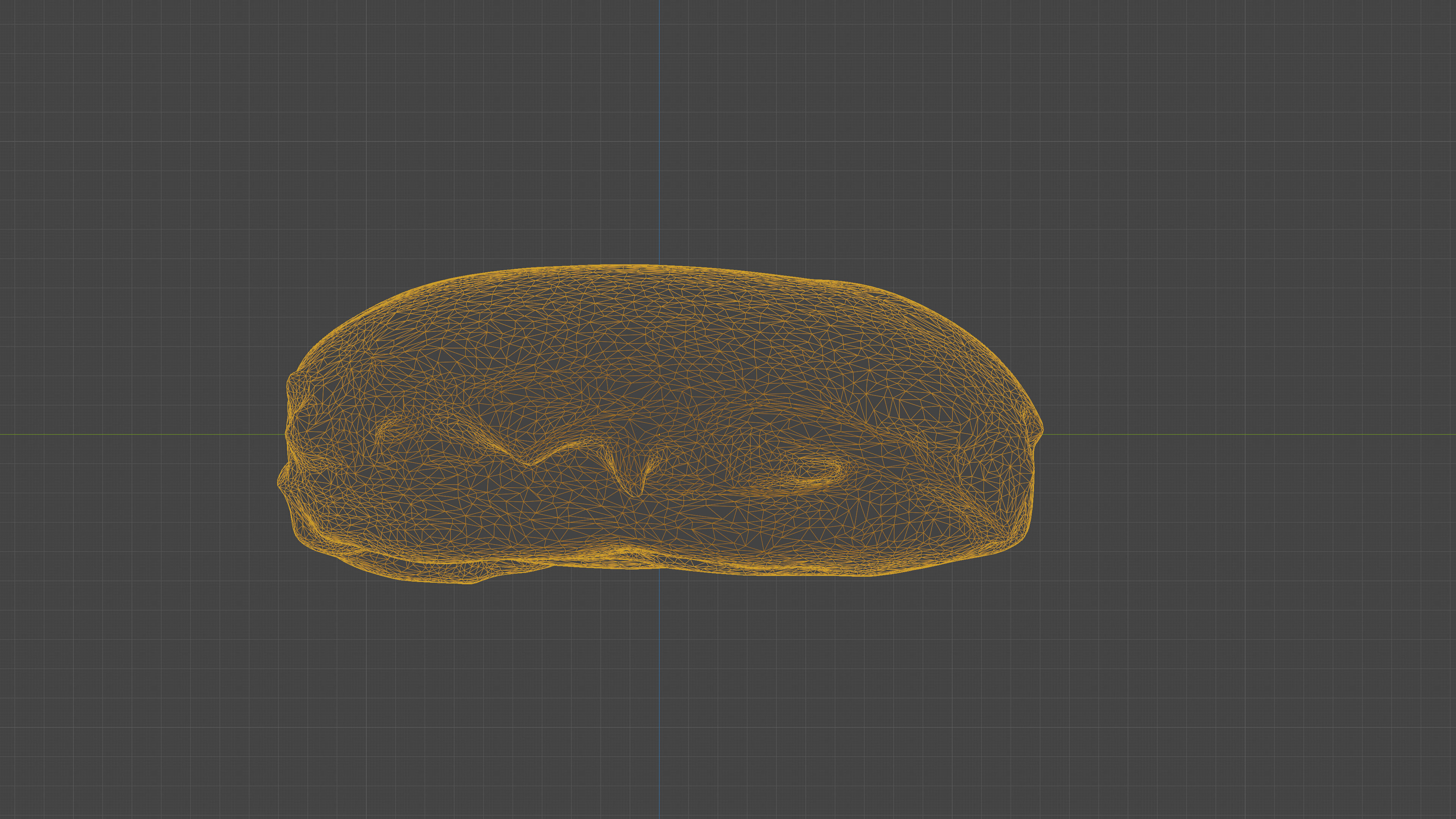 Scanned cheeseburger Low-poly 3D model_21