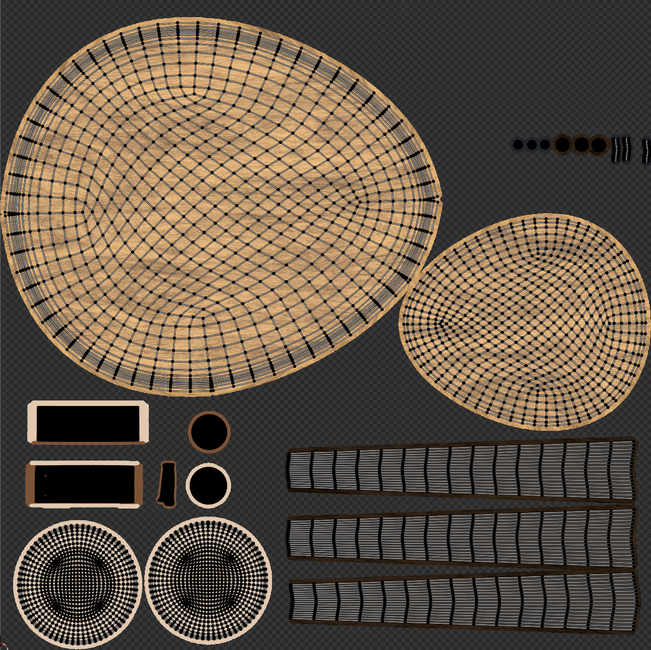 coffee table Free low-poly 3D model_16