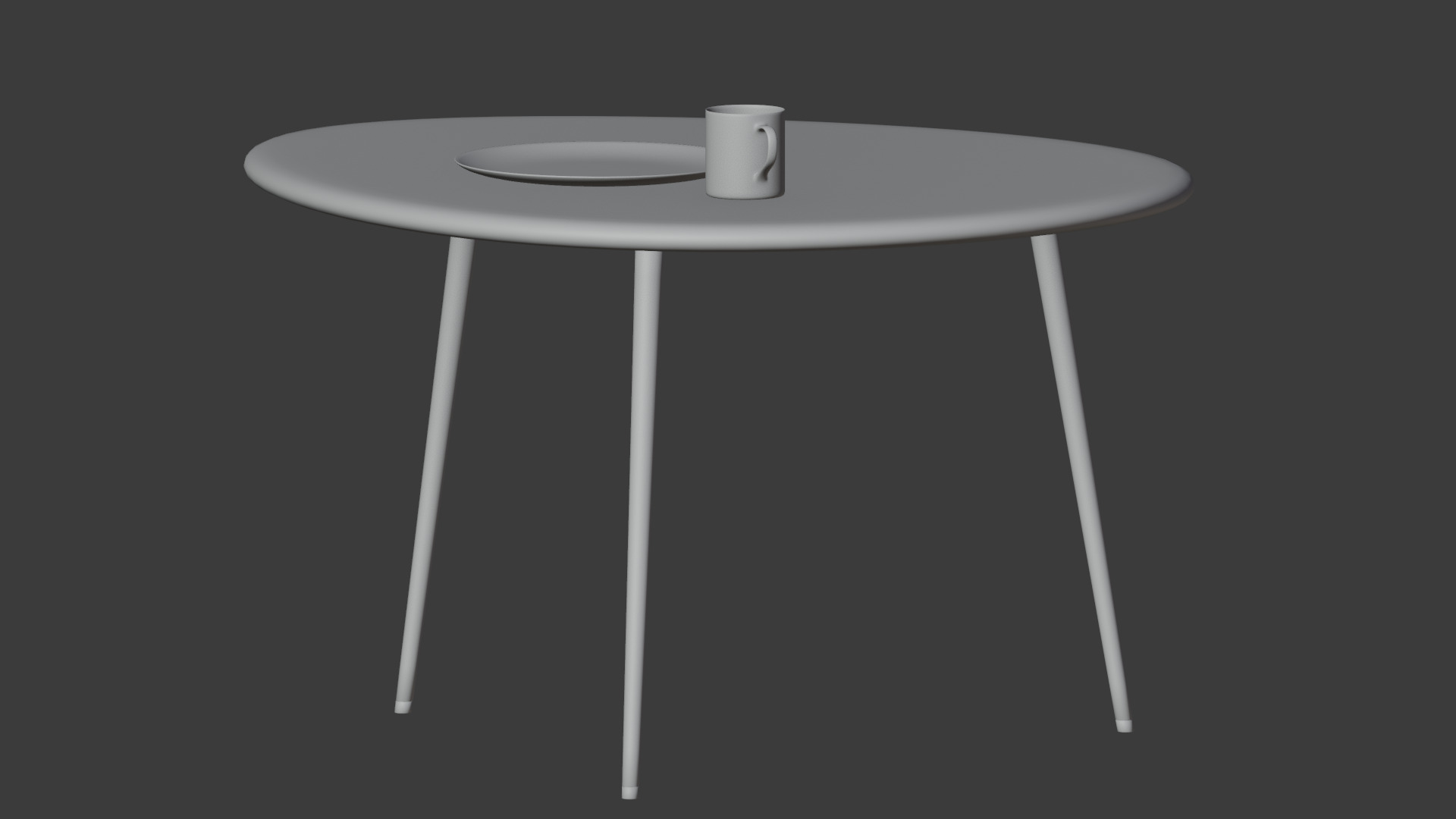coffee table Free low-poly 3D model_22