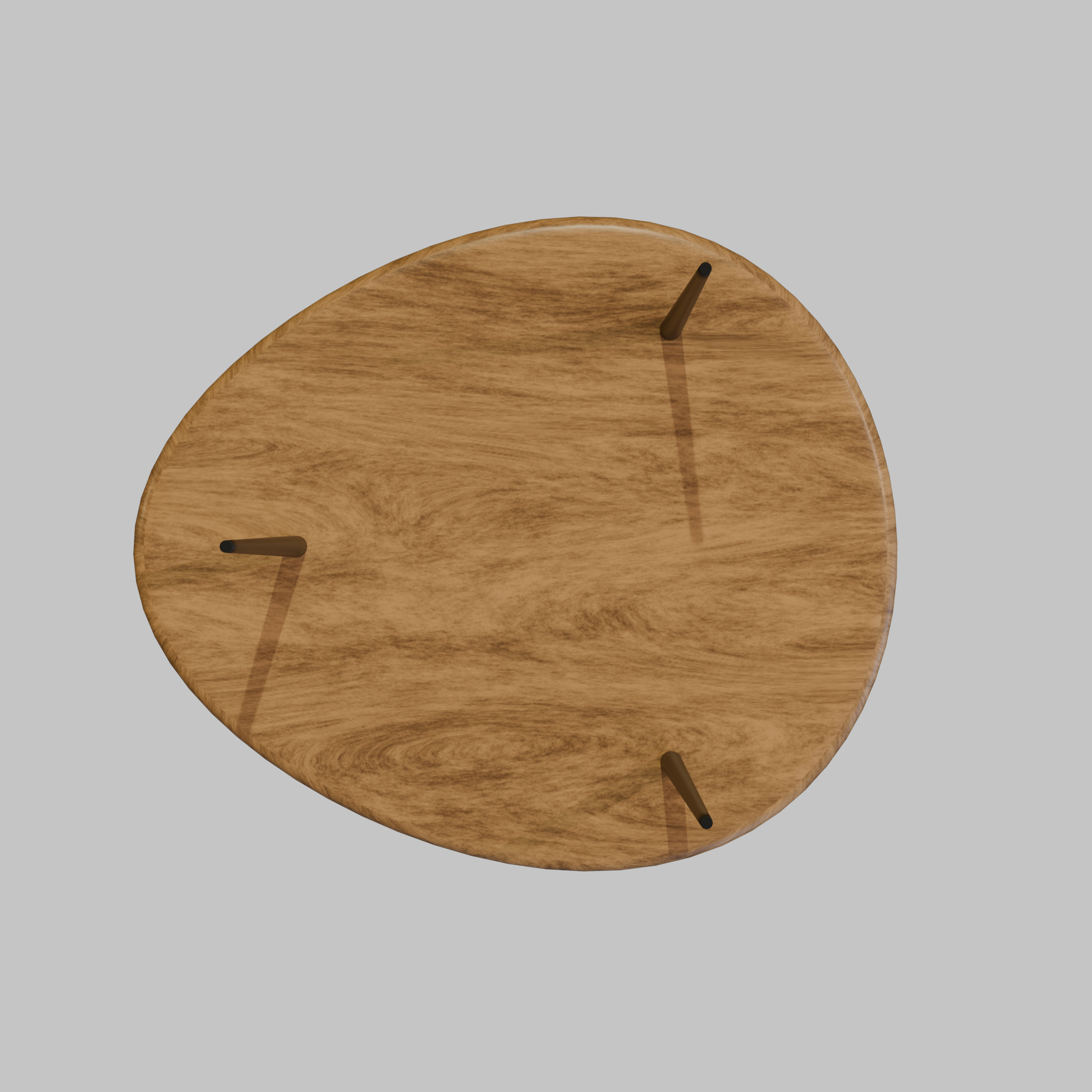 coffee table Free low-poly 3D model_6