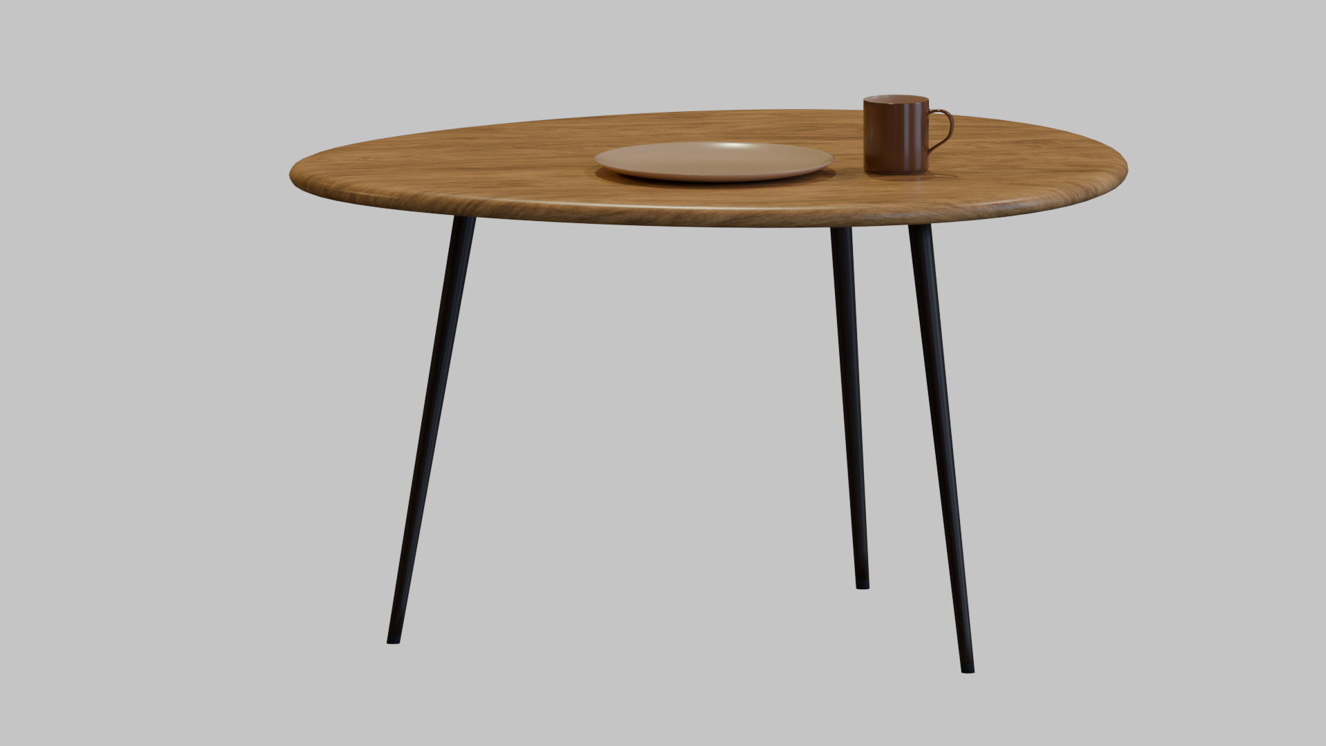 coffee table Free low-poly 3D model_2