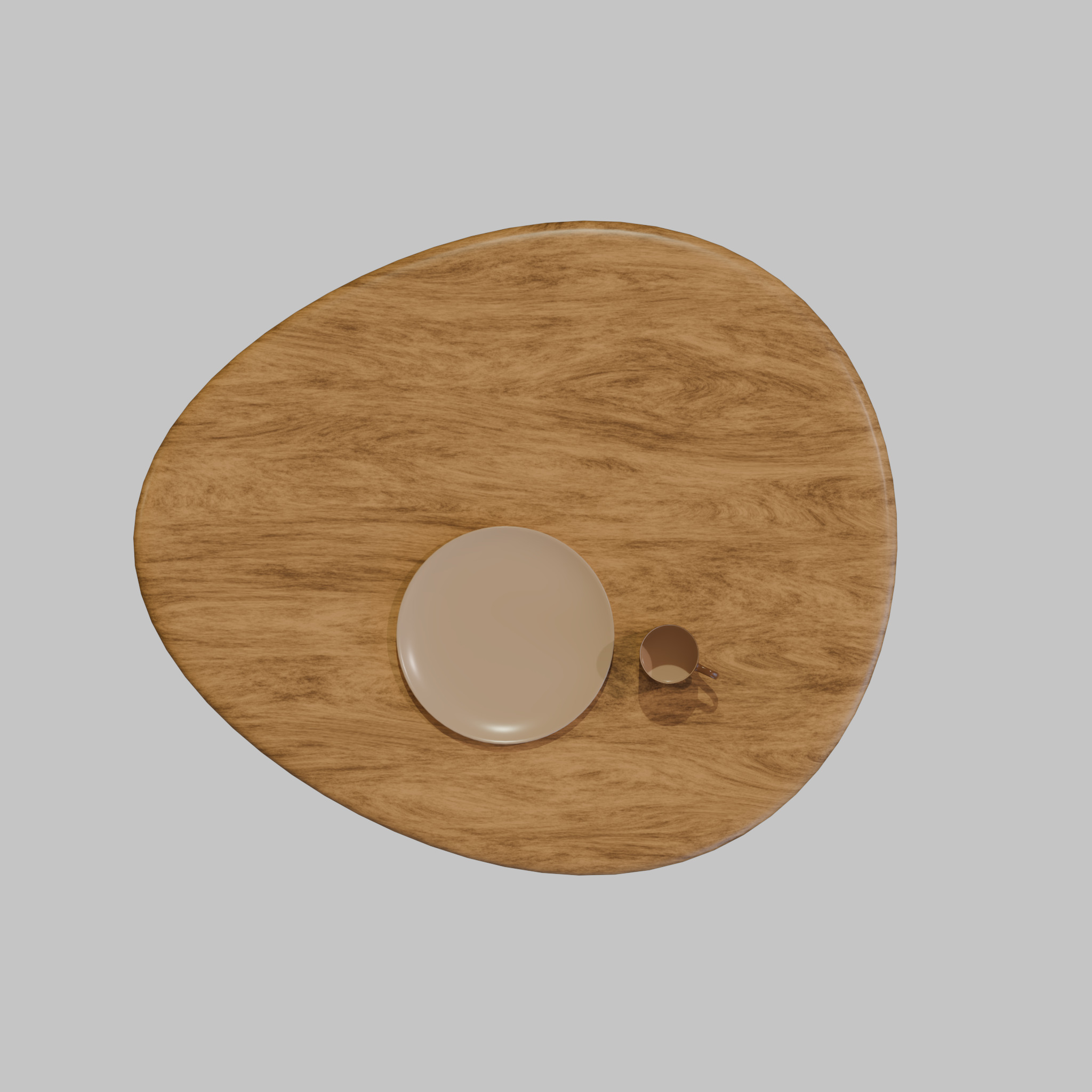 coffee table Free low-poly 3D model_5