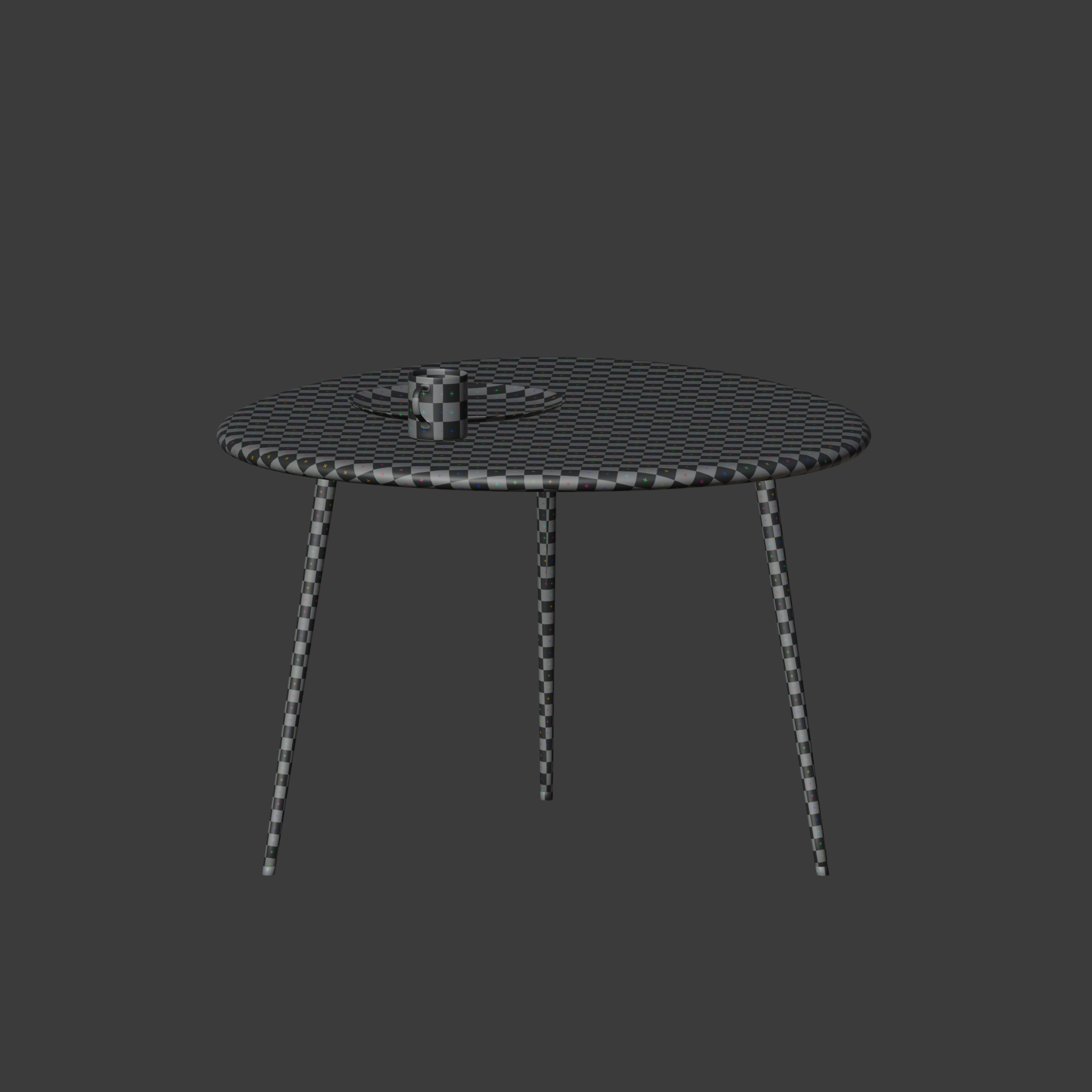 coffee table Free low-poly 3D model_13