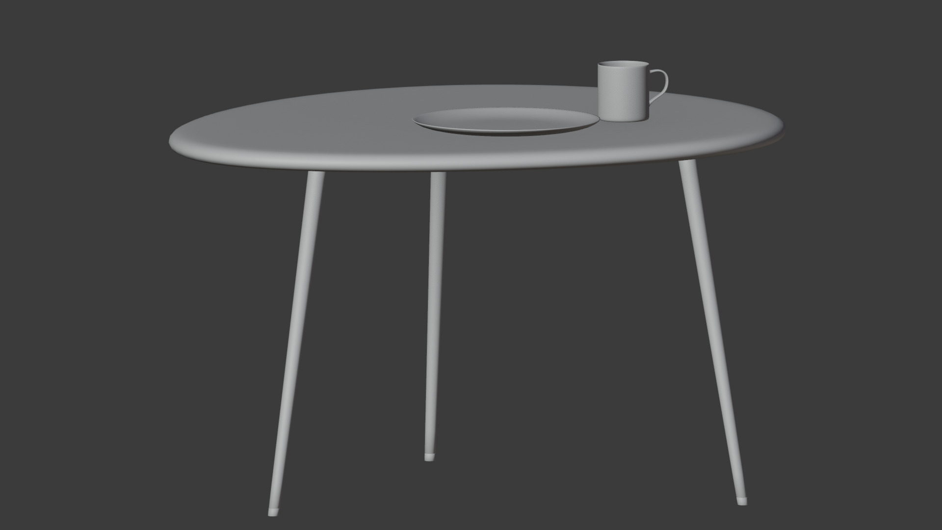 coffee table Free low-poly 3D model_21