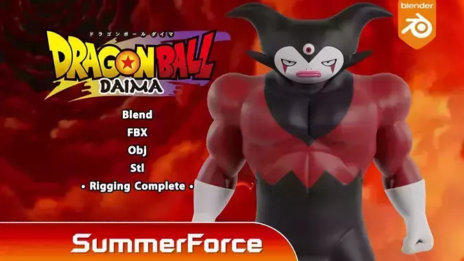 Supreme Demon King Gomah - Dragonball Daima 3D model