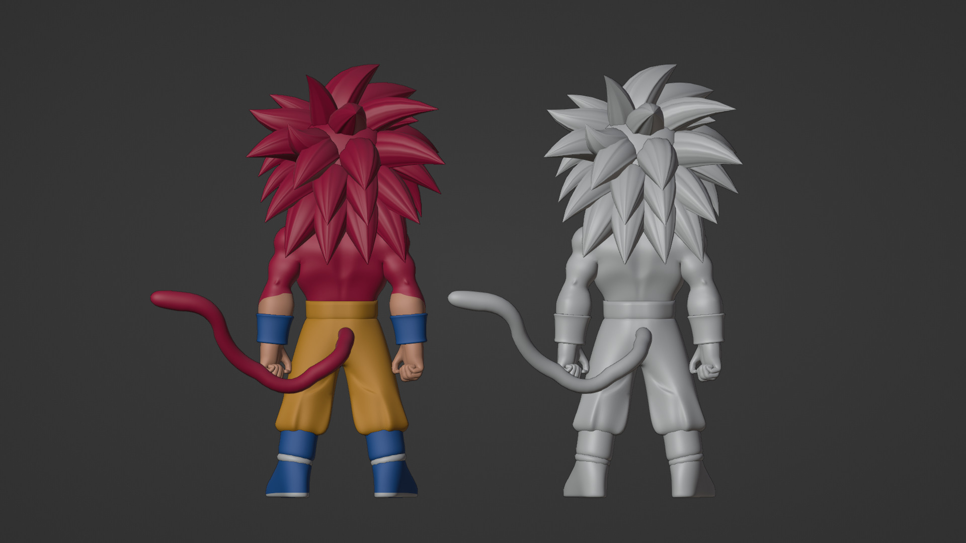 Goku Mini Super Saiyan 4 - Dragonball Daima 3D model_21