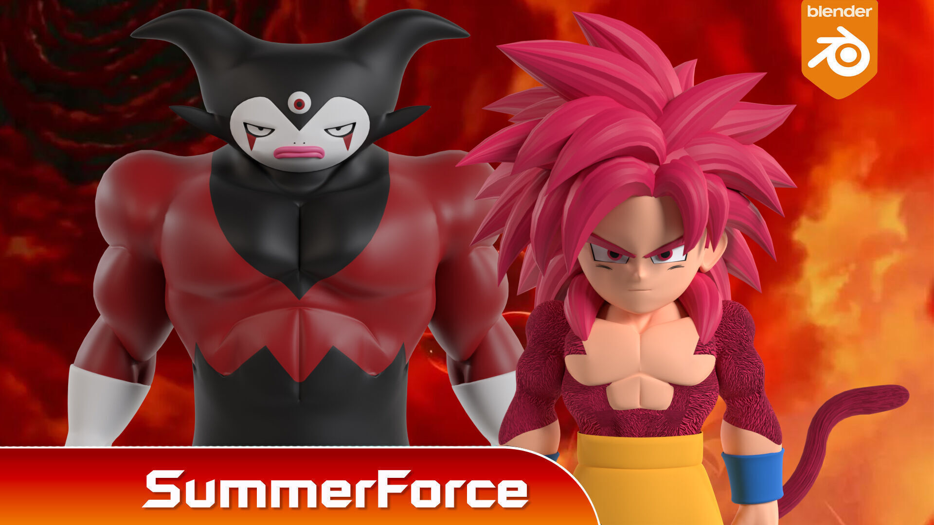 Goku Mini Super Saiyan 4 - Dragonball Daima 3D model_3