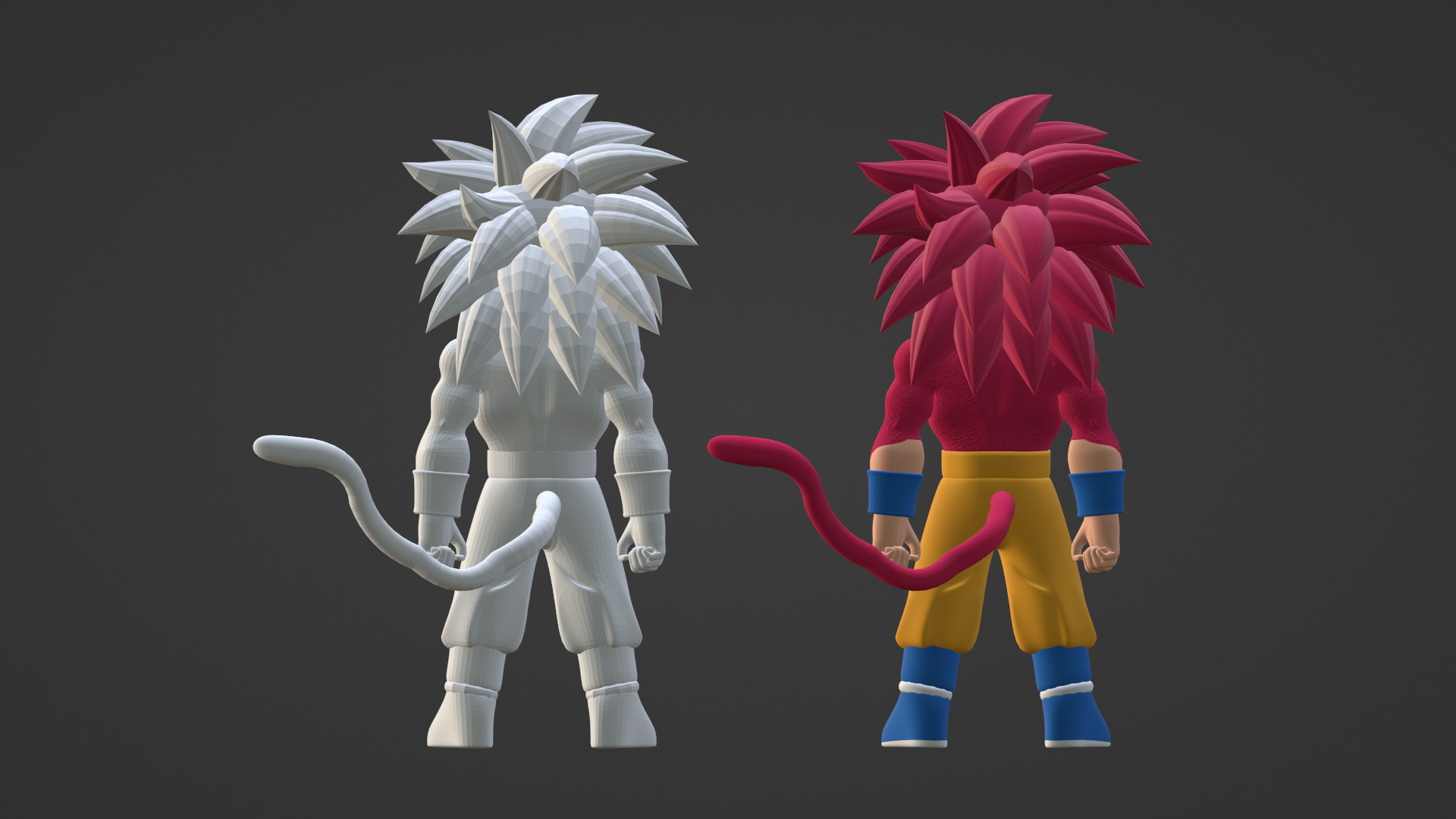 Goku Mini Super Saiyan 4 - Dragonball Daima 3D model_19