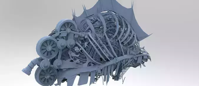 Ivy Tortoise Steampunk ship 16