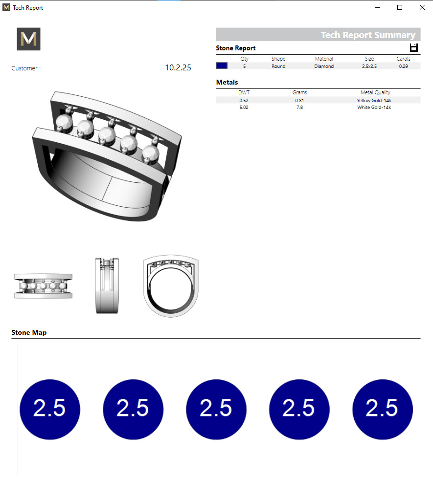 Ring Roberto Bravo - Salsa Collection  3D print model_5