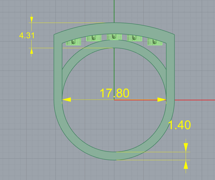 Ring Roberto Bravo - Salsa Collection  3D print model_1