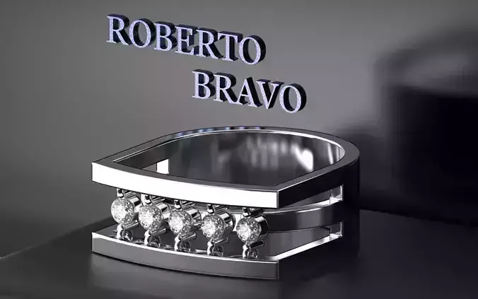 Ring Roberto Bravo - Salsa Collection  3D print model