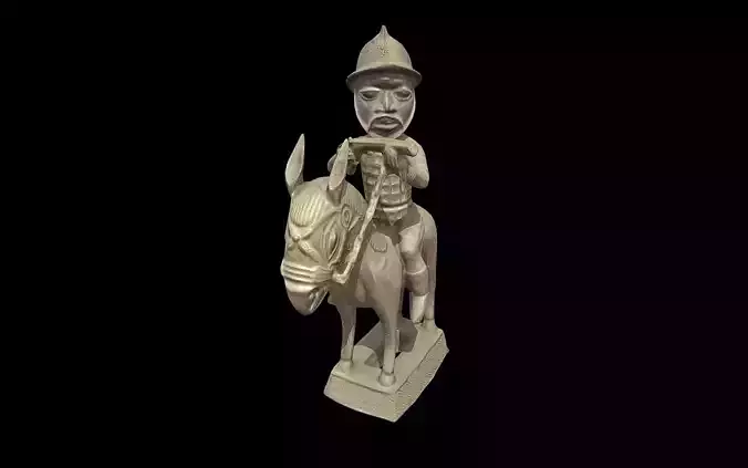 Equestrian Portuguese Soldier