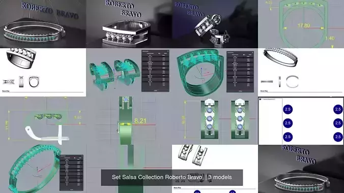 Set Salsa Collection Roberto Bravo 