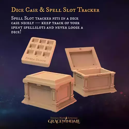 DM Inventory - Dice Case and Spell Slot Tracker