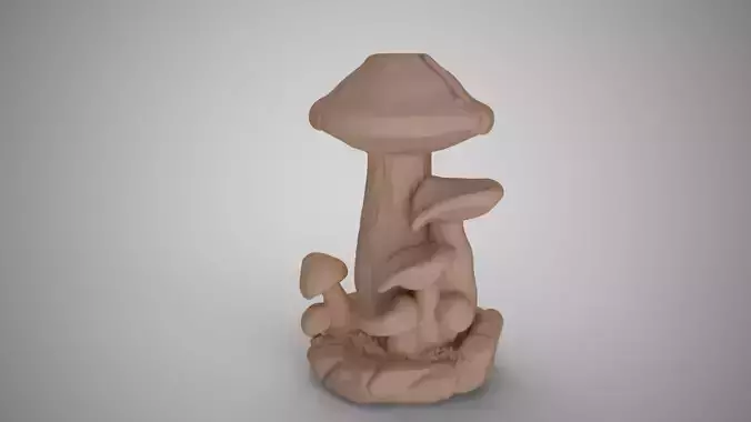 Mushroom Incense Burner 3D print model