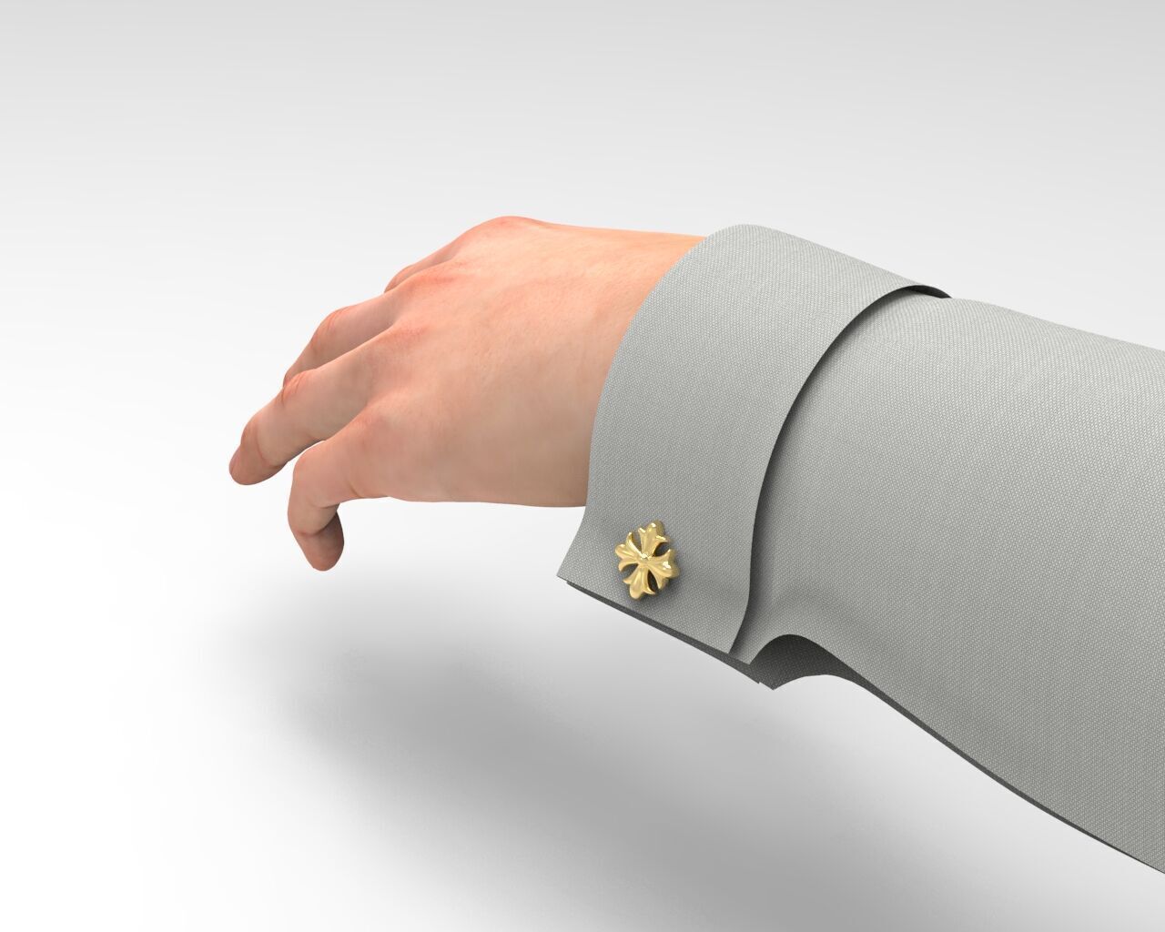 Cufflinks CF L 001 A1 3D print model_14