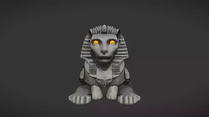 Egyptian Sphinx statue