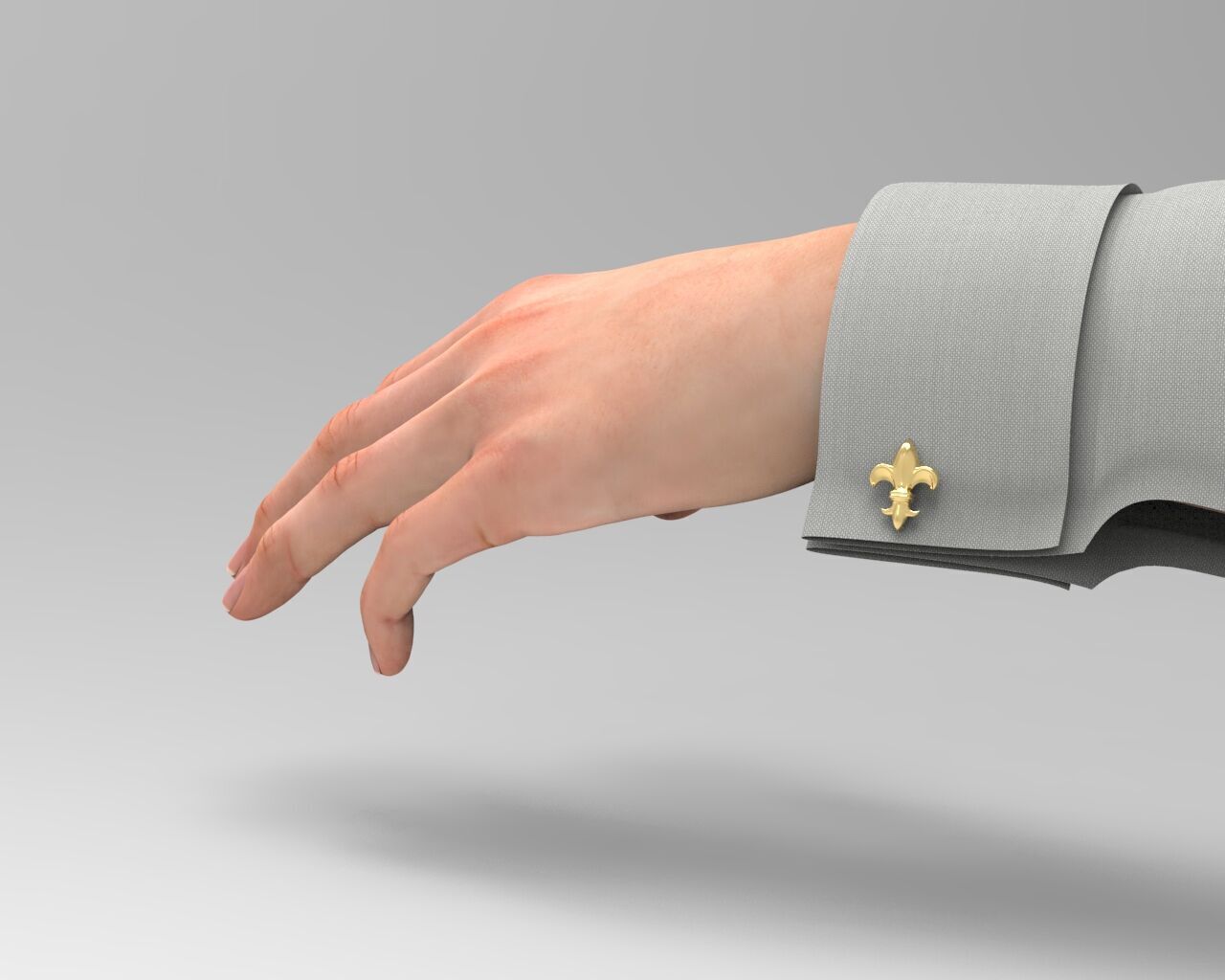 Cufflinks CF L 001 C1 3D print model_12