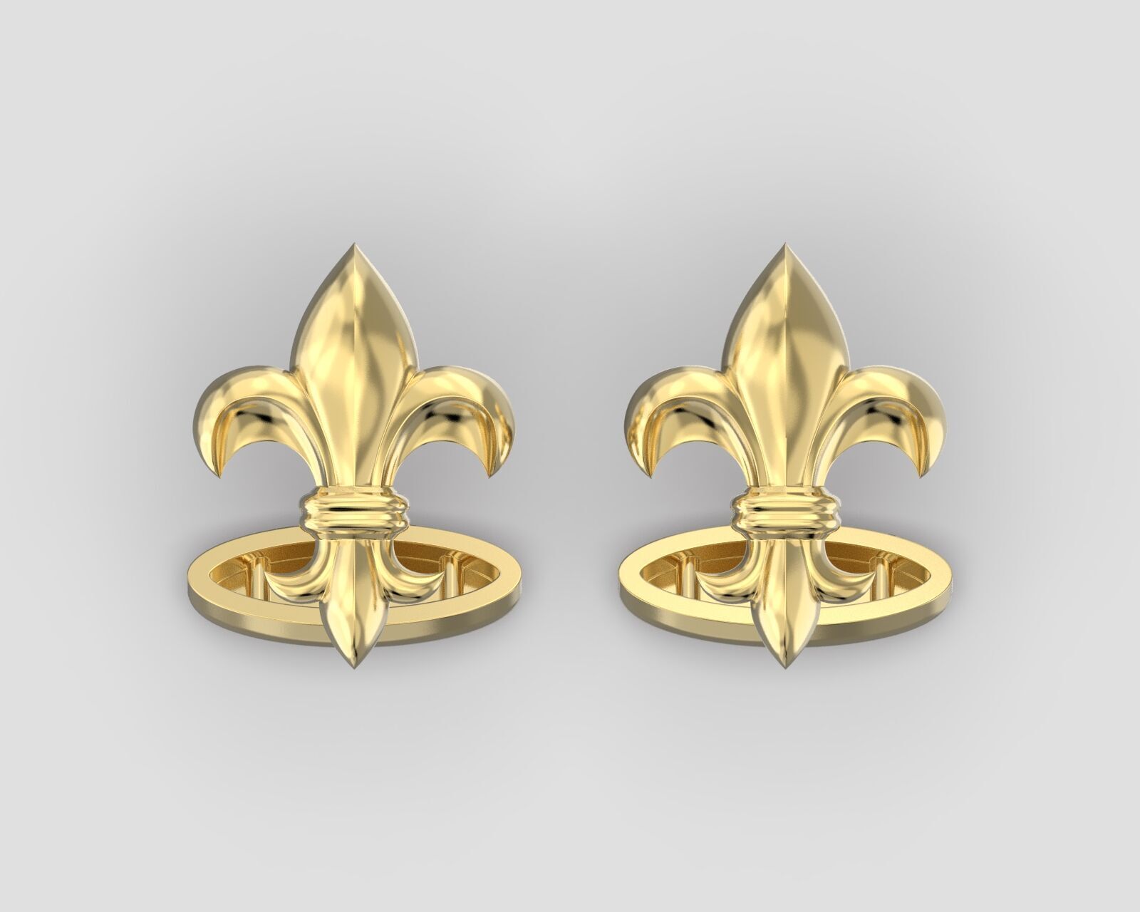 Cufflinks CF L 001 C1 3D print model_4