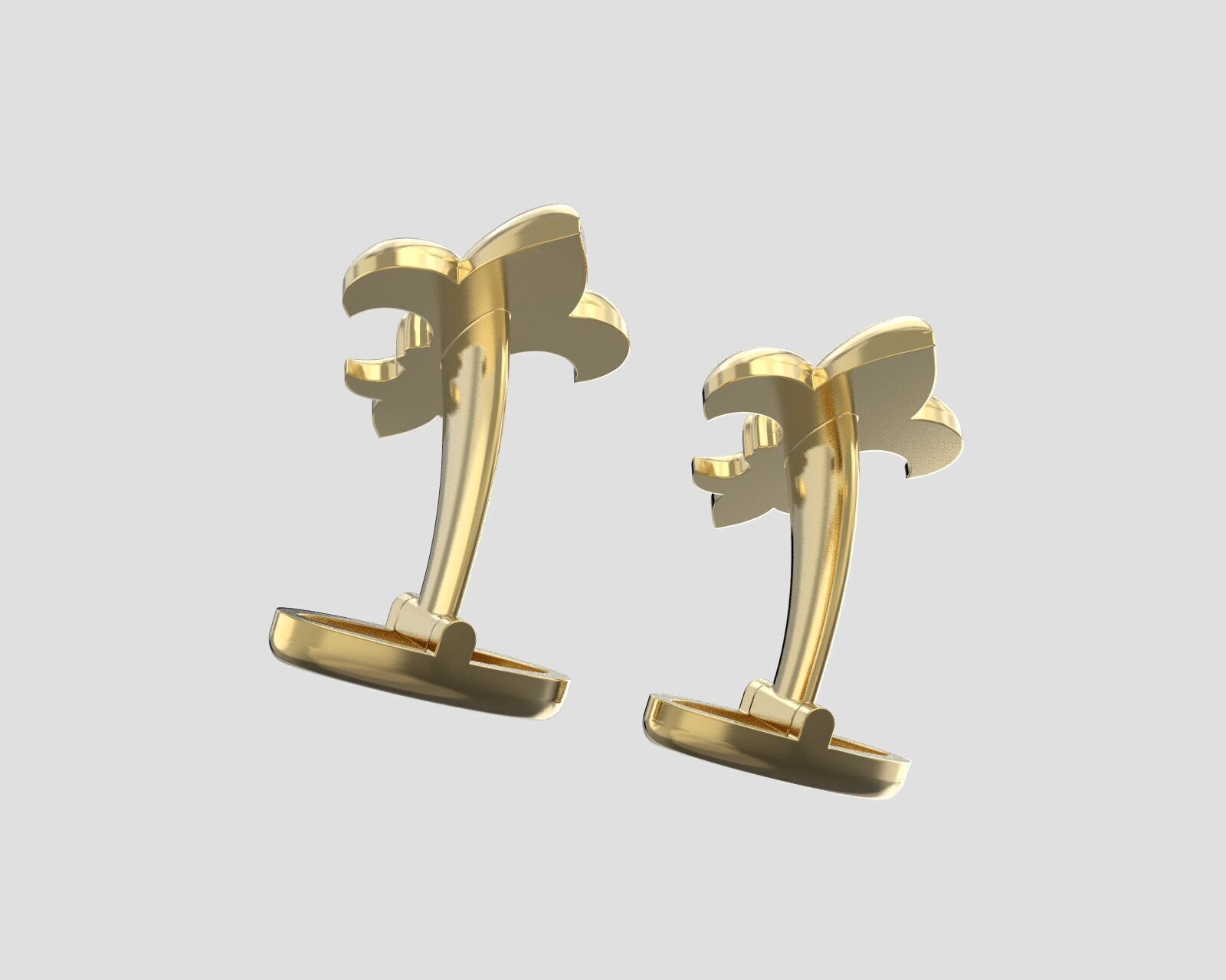 Cufflinks CF L 001 C1 3D print model_10
