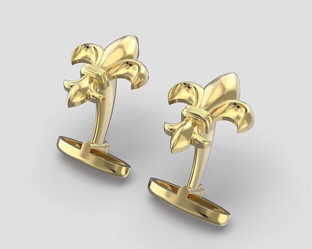 Cufflinks CF L 001 C1 3D print model