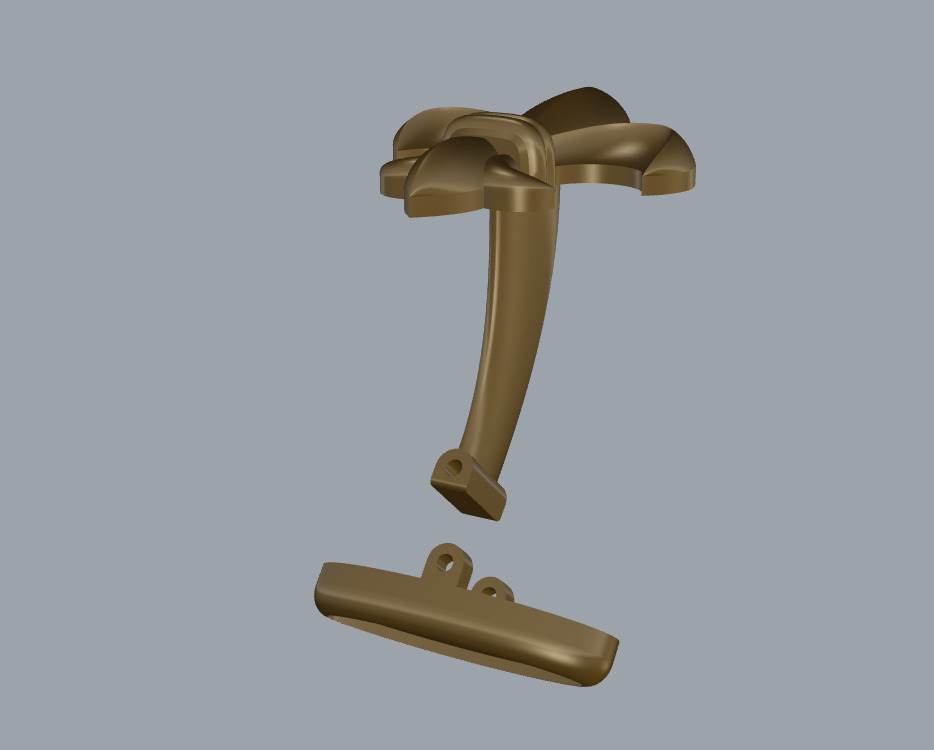 Cufflinks CF L 001 C1 3D print model_16