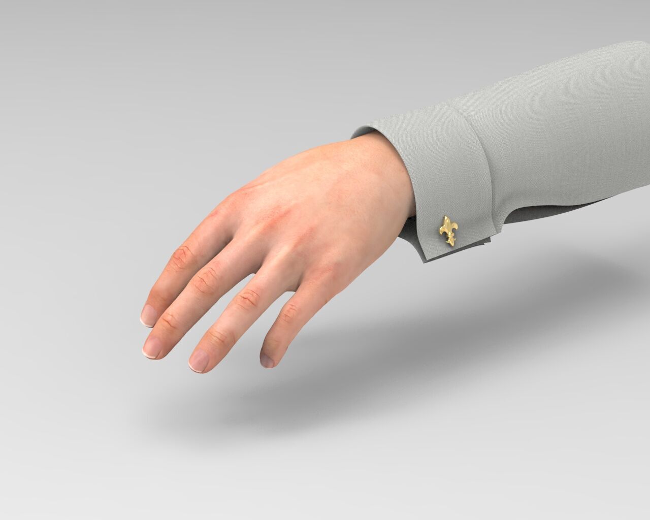 Cufflinks CF L 001 C1 3D print model_11