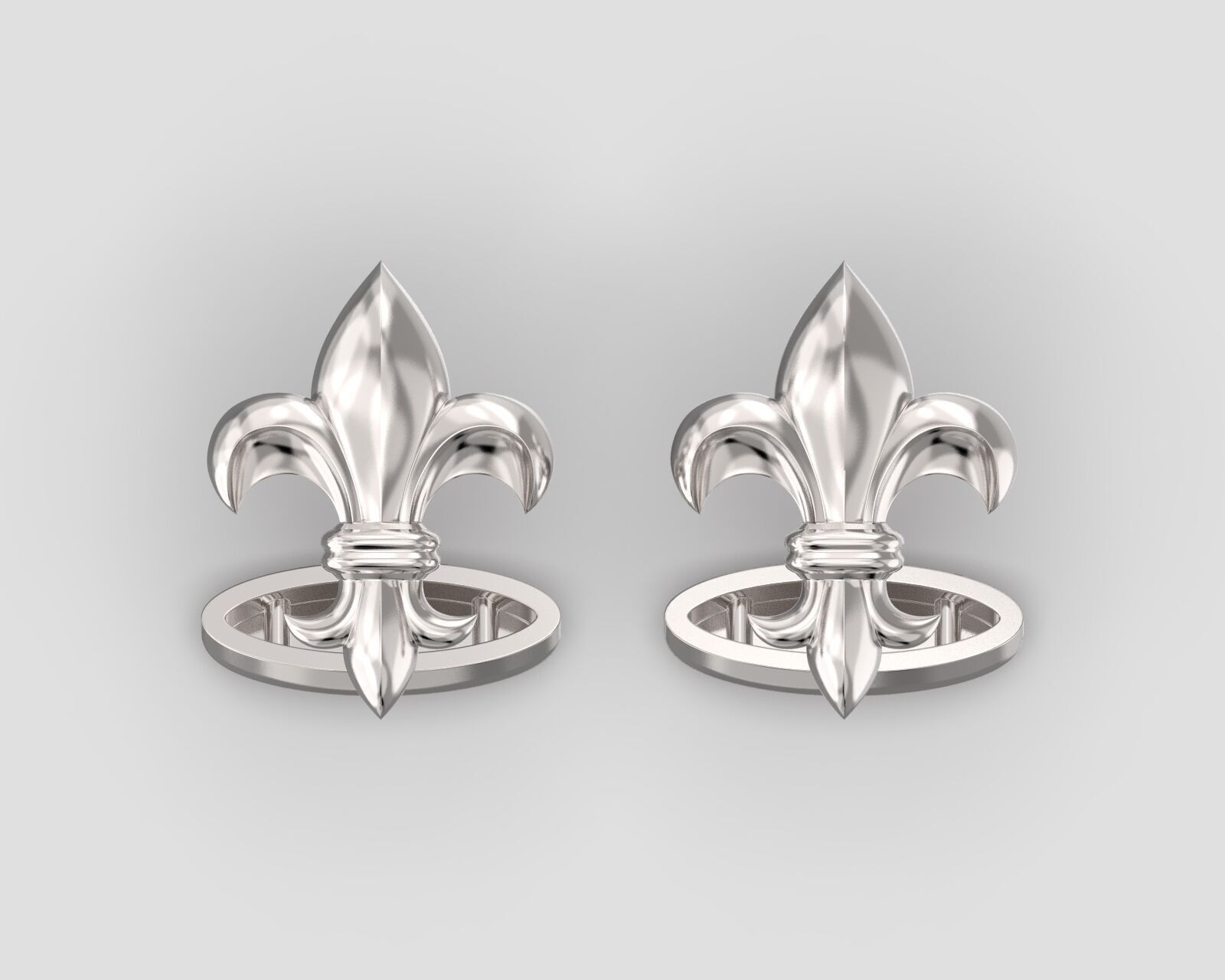 Cufflinks CF L 001 C1 3D print model_5