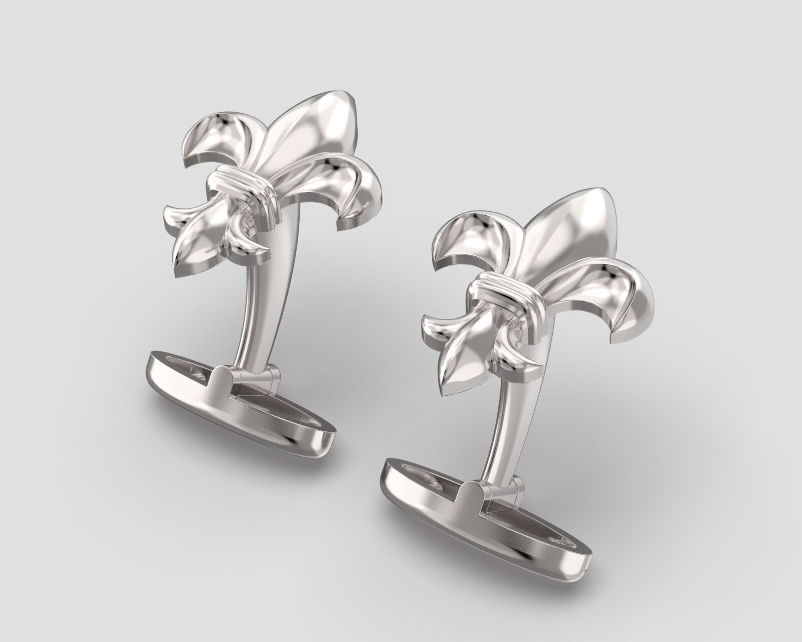 Cufflinks CF L 001 C1 3D print model_3