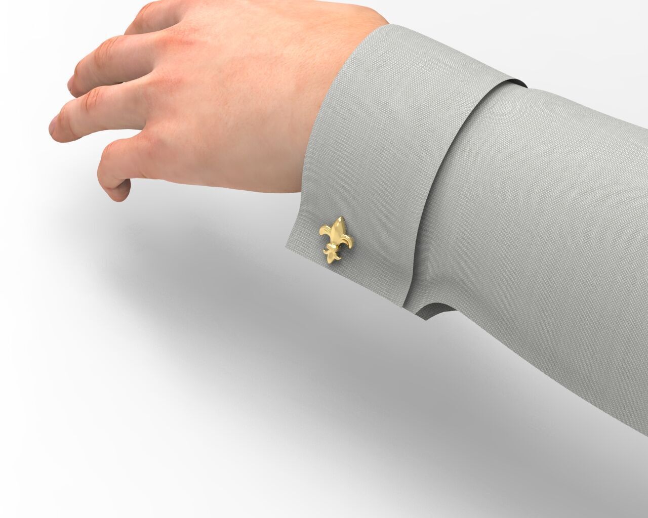 Cufflinks CF L 001 C1 3D print model_13