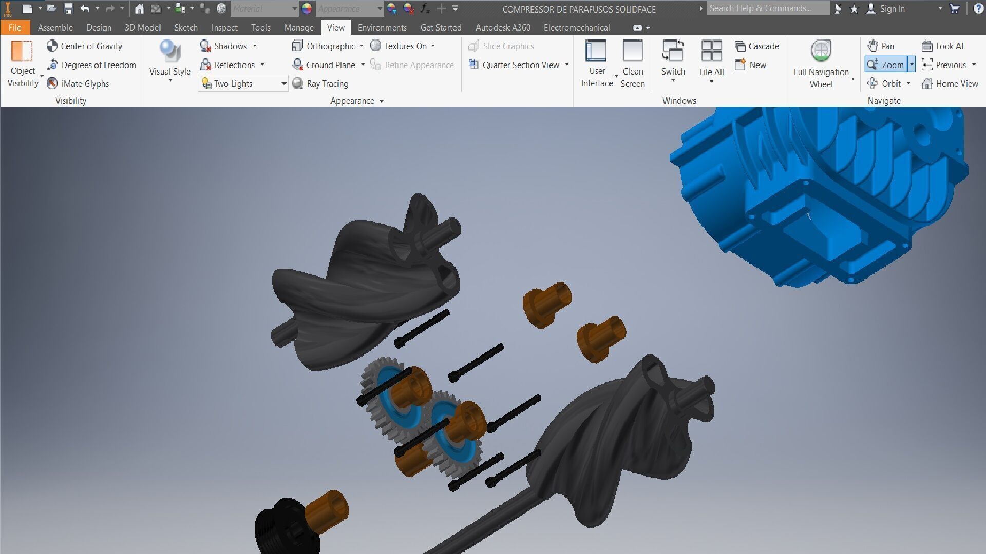 Engine COMPRESSOR 3d model 3D model_12