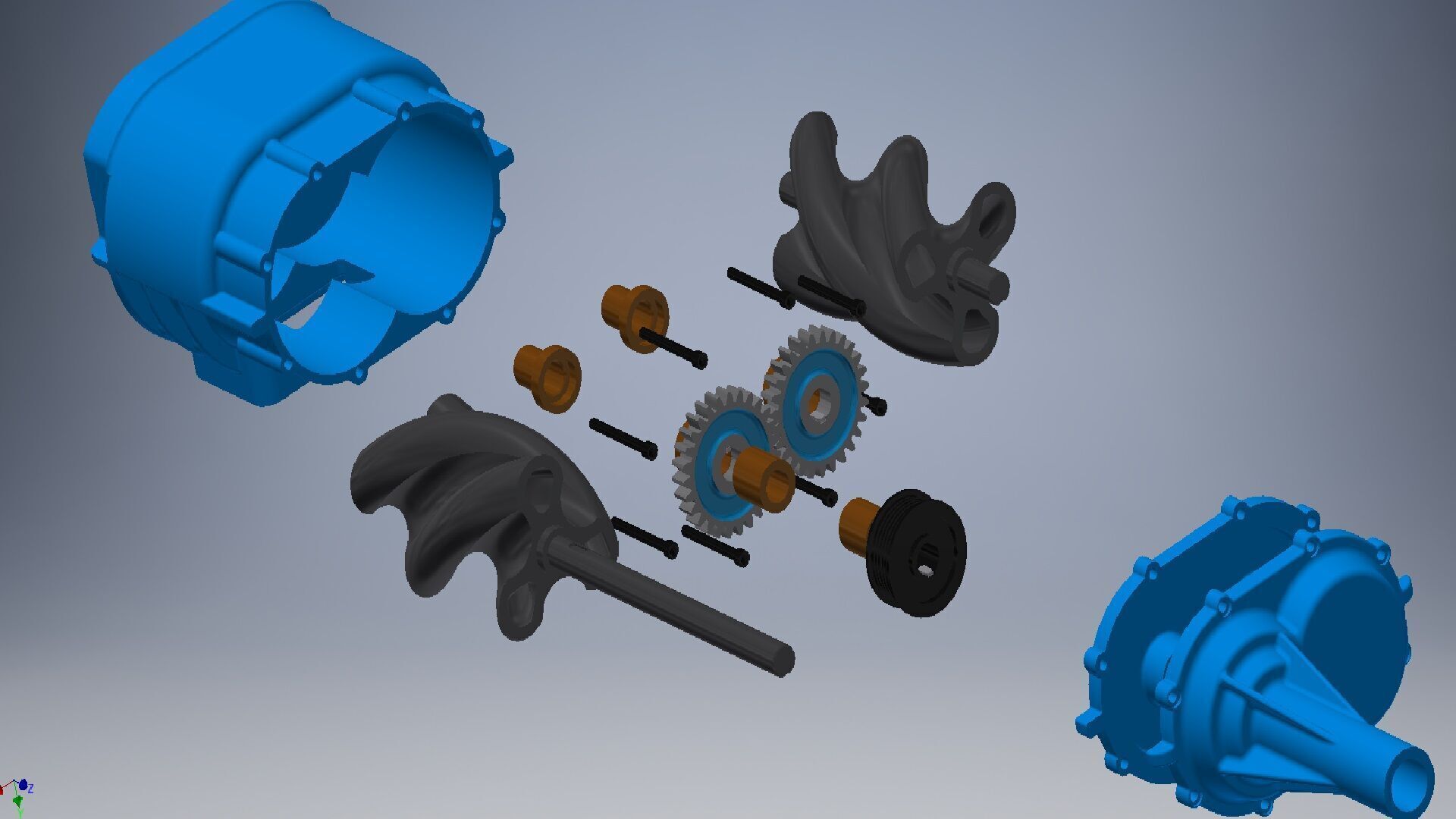 Engine COMPRESSOR 3d model 3D model_8