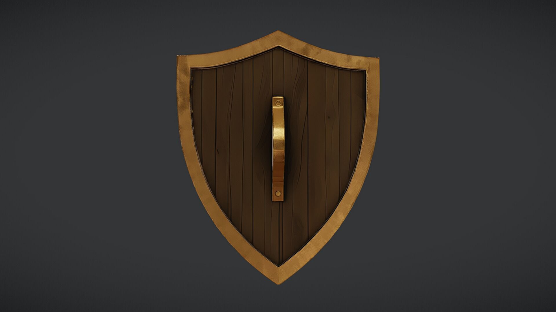 ornate medieval shield 2 3D model_5