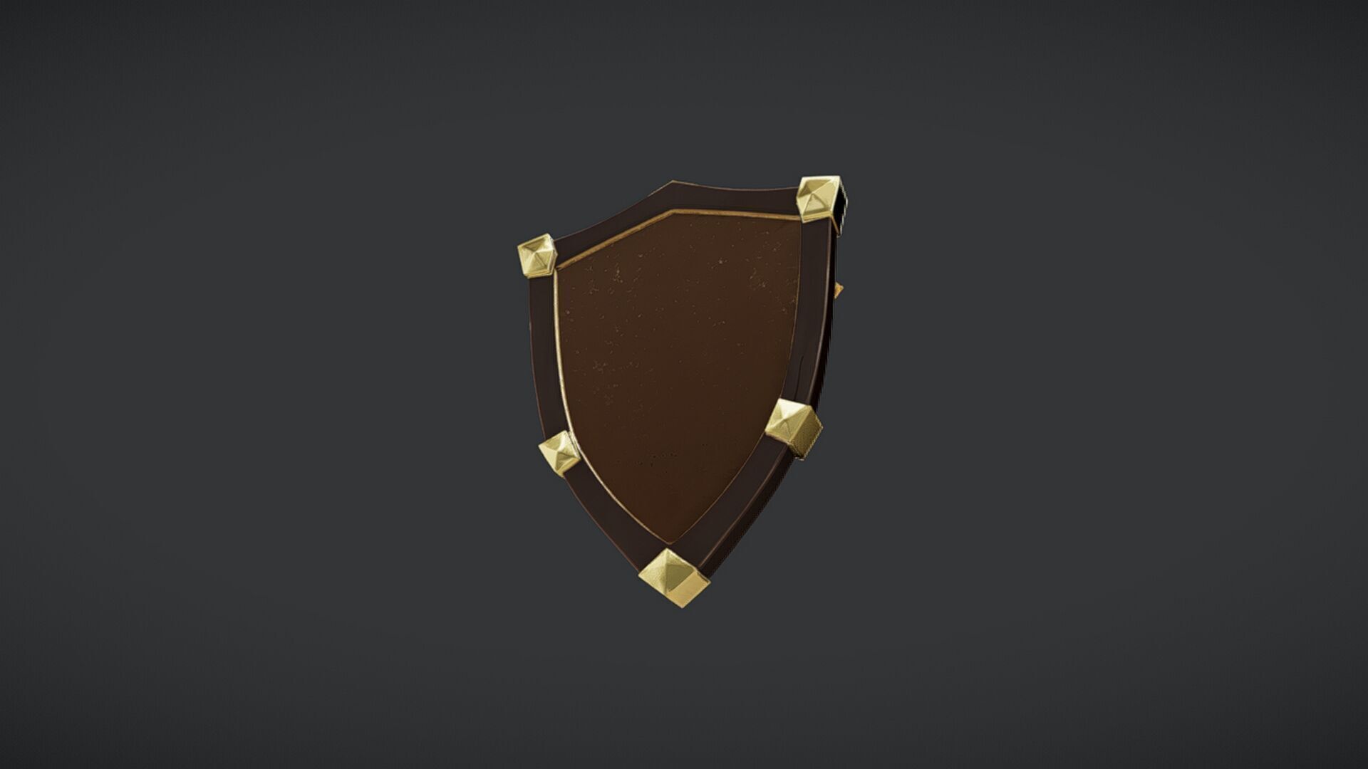 medieval-style shield 3D model_5