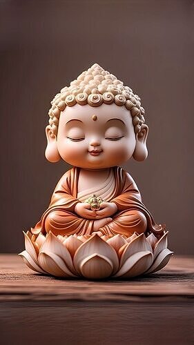 Buddha cute 3D print model