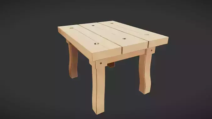 small wooden table
