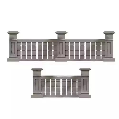 3D Concrete Balustrade 3D print model
